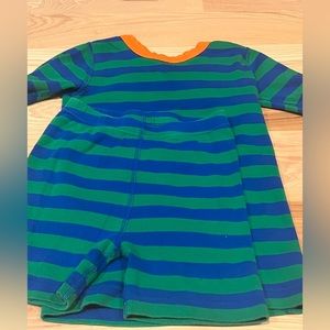 Hanna Andersson boys size 130/8 striped short sleeve pajamas